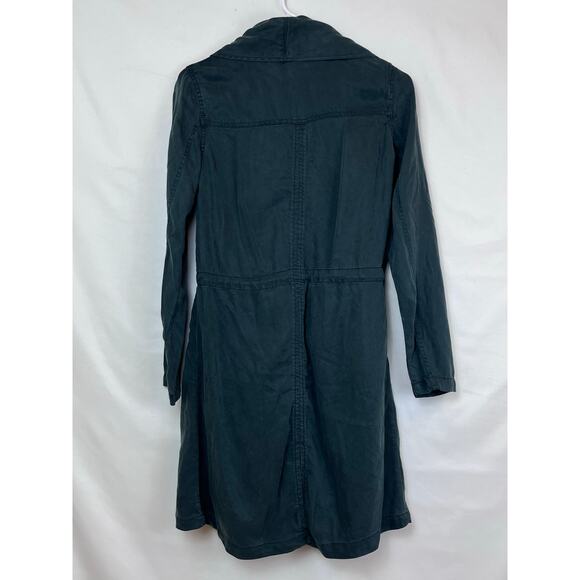 NWT Max Women's Size XS Green Long Sleeve Green Gables Open Front Tie Jacket - Picture 7 of 7